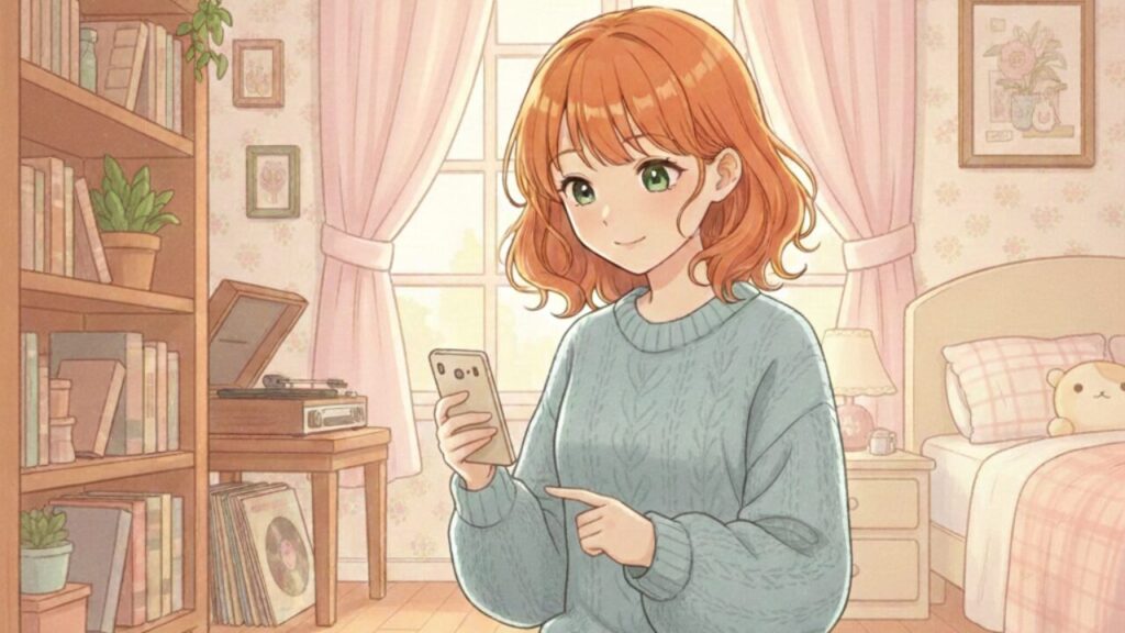 ノンアダルトチャットレディの女性